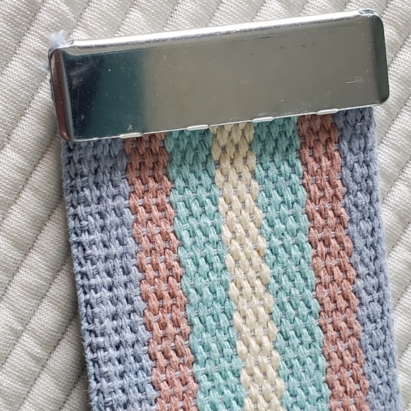 DeRoyal Universal Fabric Cotton Wed Striped Belt 68" Long Vintage Adjustable - Picture 7 of 14